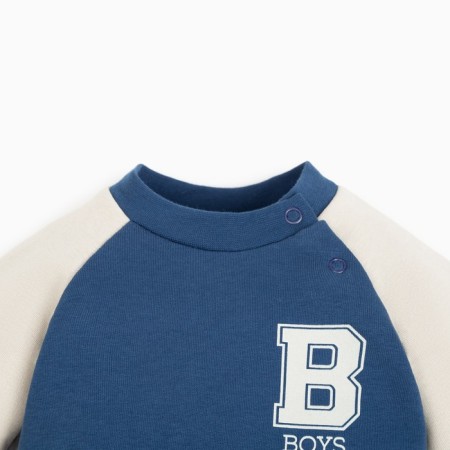 Costume: sweatshirt and pants crumb I am Street Style, height 74-80 cm, blue-1