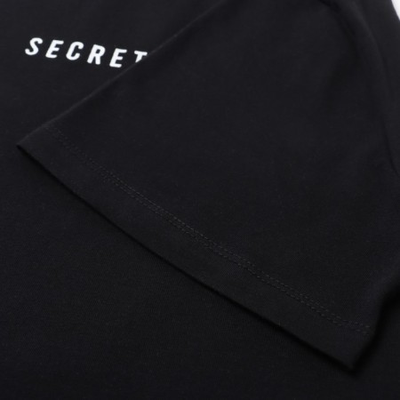 Female T-shirt, black color, ONE SIZE (42-46)-2