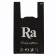Package Polyethylene T -shirt 30 + 16 x 53 cm, 18 μm, black "Ra"
