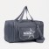 Sports bag, lightning department, 3 outer pockets, long belt, gray color