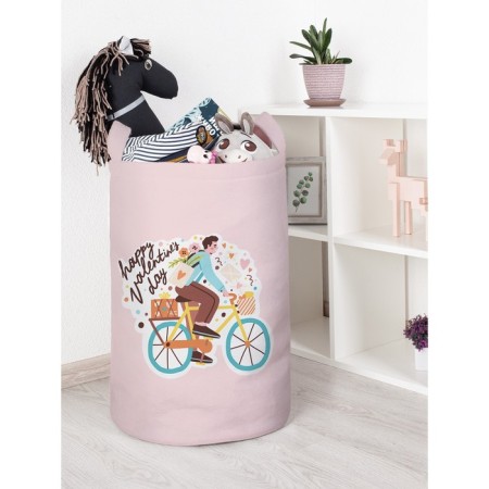 Basket for toys "Postman with a gift, size 40x60 cm