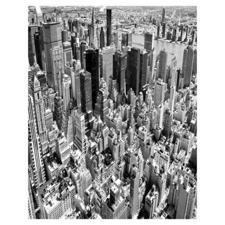 Pillow Golk "City skyscrapers, decorative, size 16x45 cm-1