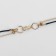 Pendant "chain" totem, edges, color black-gold, 70 cm