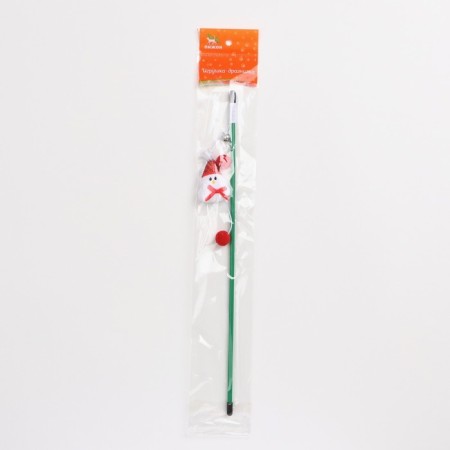 Domestica-pound for cats with a bell "Snowman", 40 cm-3