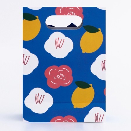 Gift box-package, packaging with a cut pen, "lemon", 12 x 6 x 16 cm-1
