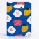 Gift box-package, packaging with a cut pen, "lemon", 12 x 6 x 16 cm