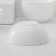 Set of salad bowls Luminarc Lotusia, d = 18 cm, glass ceramic, 6 pcs, white color