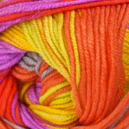 Yarn "Adore Dream" 100% acrylic anti-pilling 280m/100g (1060 scarlet-tag)-2