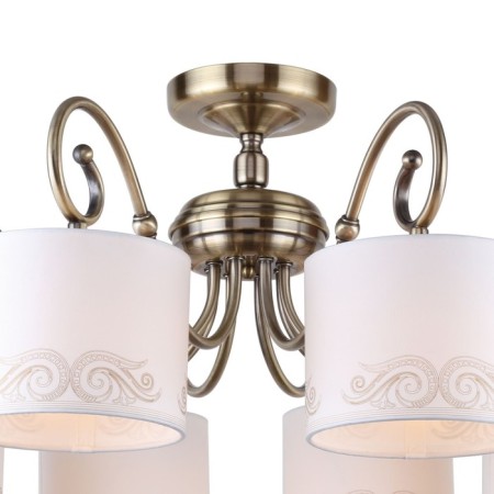 Romani chandelier, 8x40W E14, bronze color-2