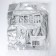 Latex ball 18 ", chrome, silver, set of 10 pcs.
