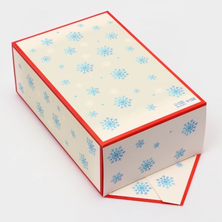 New Year. Gift box - New Year's Folding Candy "Beasts", 18 x 28 x 10 cm.-1