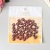Decor for creativity Plastic "Half -Pesterpoline with Strose Chocolate" set 40 pcs 1x1x0.5 cm
