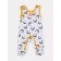 Sliders with buttons under the diapers of the tops "Penguins", height 56 ​​cm