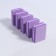 Buffs sandpaper for nails, set 50 pcs, bilateral, 3.5 × 2.5 cm, purple color
