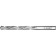 Zubrov metal drill, steel P6M5, protected shank, 13.5 x 160 mm, class in