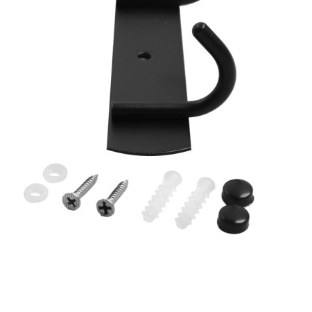 Cappio CVP002 hanger, metal, five -rose, black color-4