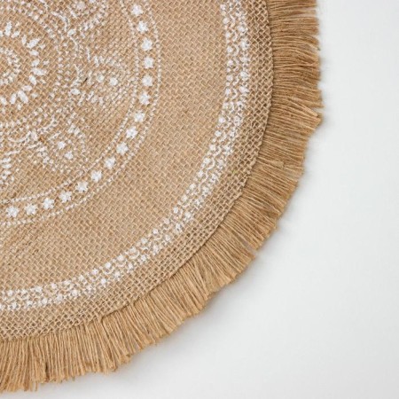 Serving napkin "Africa", d = 30 cm, white color-2