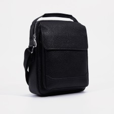 Male bag, black color