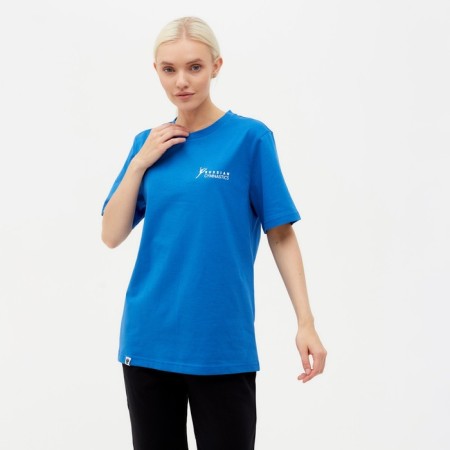 T -shirt President Sports. Gymnastics, size m, color blue-8