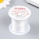 Spandex for beads without braid "Gamma" / "Zlatka" d 1 mm 18 m ± 0.9 m No. 18 White