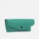 Case for glasses on the button, the color is green