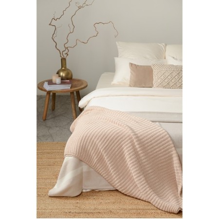 ELS sheet Essential, size 200x200x30 cm, cream color-5