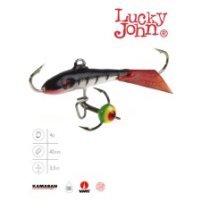 Balancir Lucky John Fin 3 + tee, 4 cm, 12hrt blister