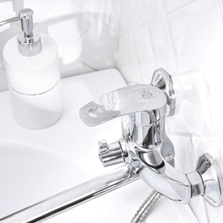 Bath mixer RMS SL85-006E, single-leaf, chrome-2