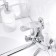 Bath mixer RMS SL85-006E, single-leaf, chrome