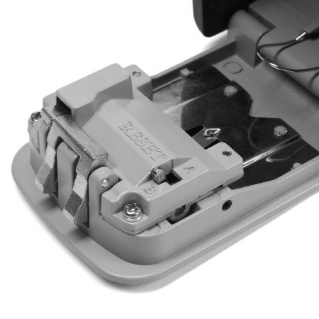 Coater Coat, metal, reinforced, gray-8