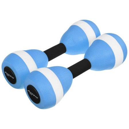 Aquaerobiki dumbbells onlytop, 2 pcs., 27.5x9 cm, Mix colors-2