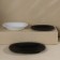 Luminarc Carine table service, glass ceramics, 18 objects, white and black color