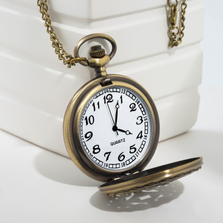 Pocket quartz watches "monogram", on a chain of 80 cm-1