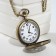 Pocket quartz watches "monogram", on a chain of 80 cm