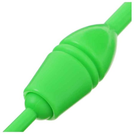 Bulas for rhythmic gymnastics inserted Grace Dance, 35 cm, green color-5