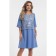 Women's dress, size 44, blue color