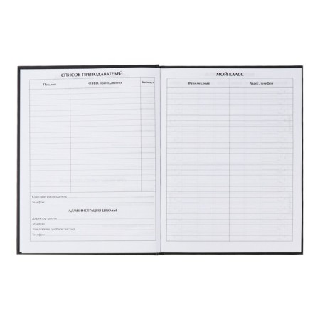 Universal diary for grades 1-11, "butterflies. Golden foil", solid cover 7BC, matte lamination, foil embossing, 40 sheets-5