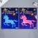 Phosphorus sticker "unicorn" with glue pads mix 29.5x25 cm