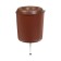 Garden washbasin, 3 l, plastic, brown, Greengo
