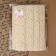 Knitted lace, 40 mm × 10 ± 1 m, beige color