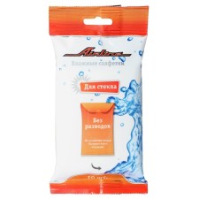 Wet napkins for glass surfaces 10 pcs. AN-M-02