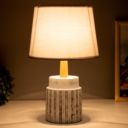 Board Lamp "Sandra" E14 40W white-gray 22x22x36 cm Risalux-2