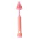 Brush for a nipple and dummy, pink color