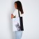 Chopper for a child for a girl without a fastener, black/white color