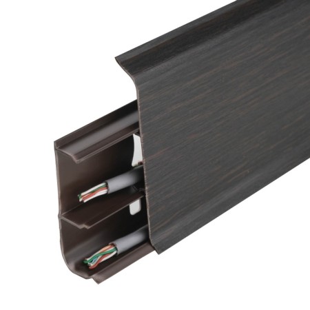 Floor plinth 70mm 2.2m "decoration", 303 wenge dark-4