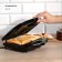 Multipecar Galaxy GL 2959, 800 W, sandwich, grill, Viennese, anti -stick coating, black