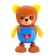 Toy "Happy Bear", works from batteries, dances, light and sound effects