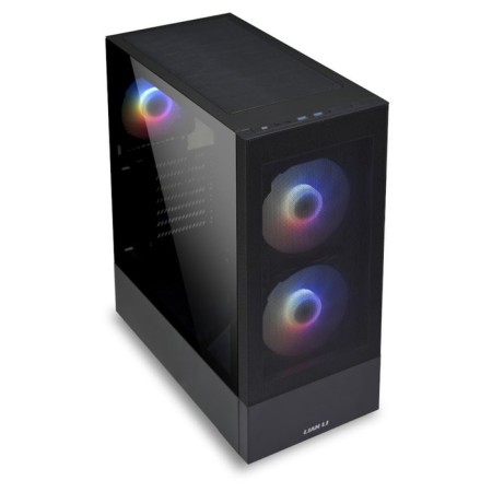 The Lian-Li Lancool 205 Mesh Black Builder without PSU ATX 3x120mm 2x140mm 2xusb3.0 Audio Bott PSU-1