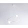 LED LED suspension with Ambrella Light, Linetech, FL66291, LED, 39 W, 2925LUM, 3000-6400K, white matte color.