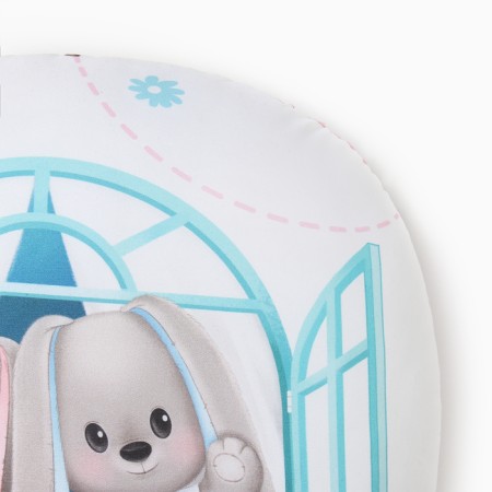 Decorative pillow "Li & lu" bunnies-1